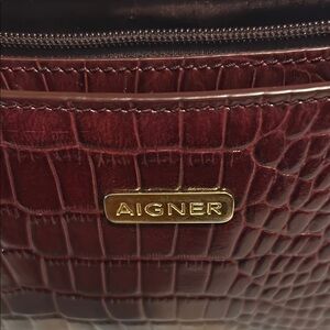 Etienne Aigner handbag , genuine leather handbag